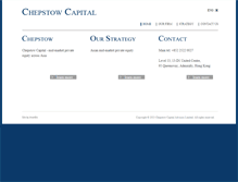Tablet Screenshot of chepstowcapital.com